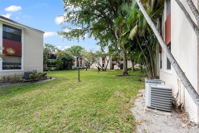 20260 NE 3rd Ct Unit 5, Miami, FL 33179 - view of green lawn with central air condition unit
