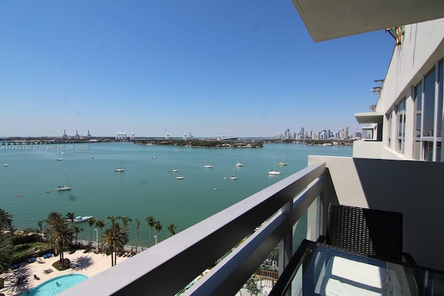 water view with a skyline view