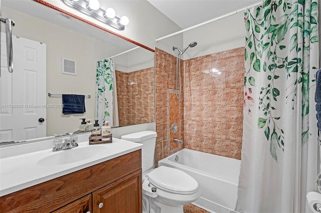9821 W Fern Ln, Miramar, FL 33025 - full bath featuring shower / tub combo, toilet, and vanity