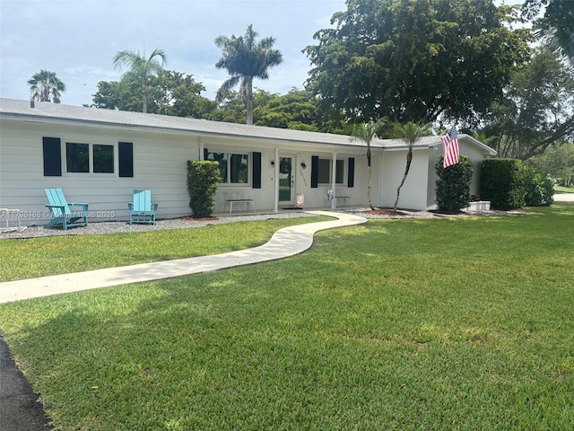 16195 SW 78th Ave, Palmetto Bay, FL 33157 - single story home with a front yard