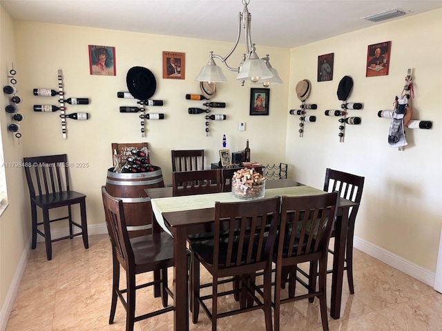 16195 SW 78th Ave, Palmetto Bay, FL 33157 - dining space with baseboards