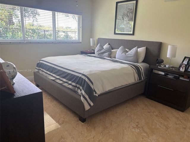 16195 SW 78th Ave, Palmetto Bay, FL 33157 - bedroom featuring light marble finish floors