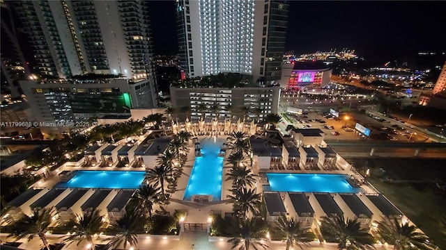 851 NE 1st Ave Unit 2208, Miami, FL 33132 - view of city with a view of city lights