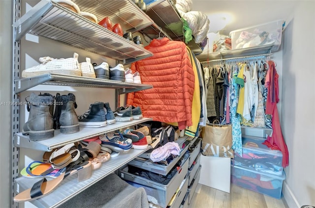 view of storage room