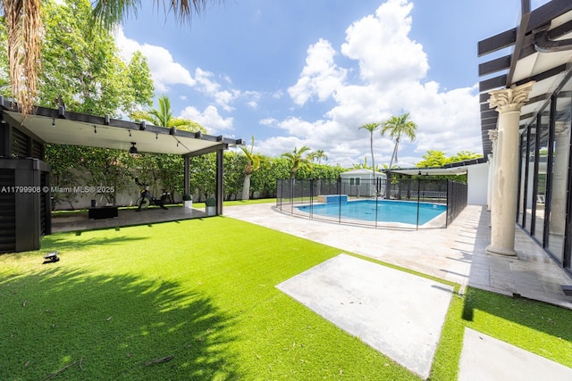 7345 N Oakmont Dr, Hialeah, FL 33015 - view of swimming pool featuring a patio area