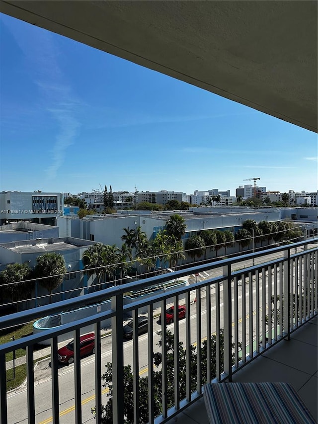 9500 W Bay Harbor Dr Unit 6F, Bay Harbor Islands, FL 33154 - balcony featuring a city view