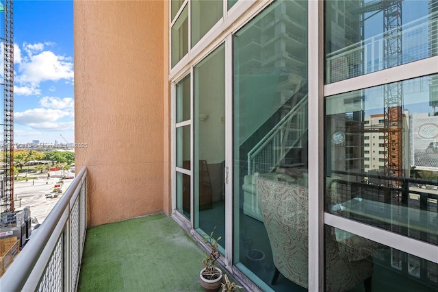 244 Biscayne Blvd Unit 645, Miami, FL 33132 - balcony with a city view