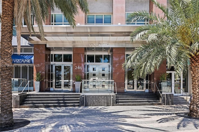 244 Biscayne Blvd Unit 645, Miami, FL 33132 - entrance to property featuring french doors