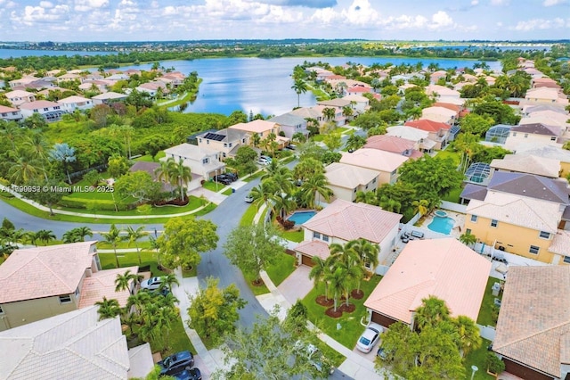 3372 SW 179th Ave, Miramar, FL 33029 - aerial view of residential area with a large body of water