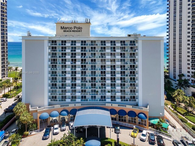 19201 Collins Ave Unit 1001, Sunny Isles Beach, FL 33160 - view of building exterior featuring a water view