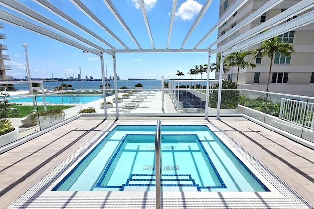 view of community pool