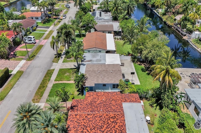 1155 Hayes St, Hollywood, FL 33019 - aerial perspective of suburban area featuring a nearby body of water