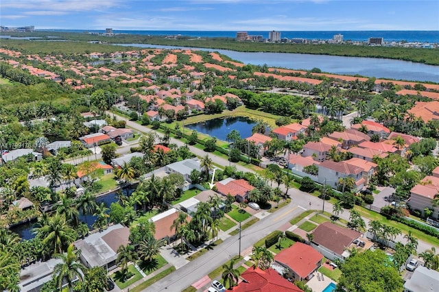 1155 Hayes St, Hollywood, FL 33019 - aerial view of residential area featuring a nearby body of water