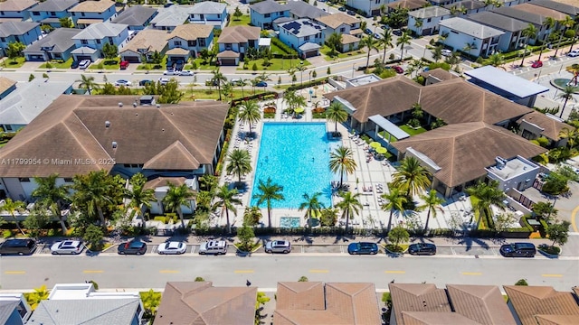 8301 NW 41st St Unit B-305, Doral, FL 33166 - aerial perspective of suburban area featuring a pool