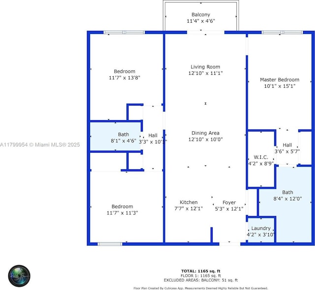 8301 NW 41st St Unit B-305, Doral, FL 33166 - property floor plan
