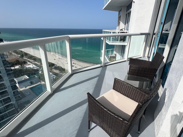 6515 Collins Ave Unit 1801, Miami Beach, FL 33141 - balcony featuring a view of city