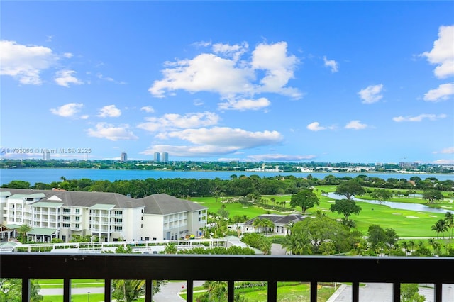 2450 Presidential Way Unit 1607, West Palm Beach, FL 33401 - water view featuring a golf course