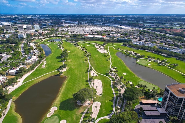 2450 Presidential Way Unit 1607, West Palm Beach, FL 33401 - aerial overview of property's location featuring a large body of water and a golf club