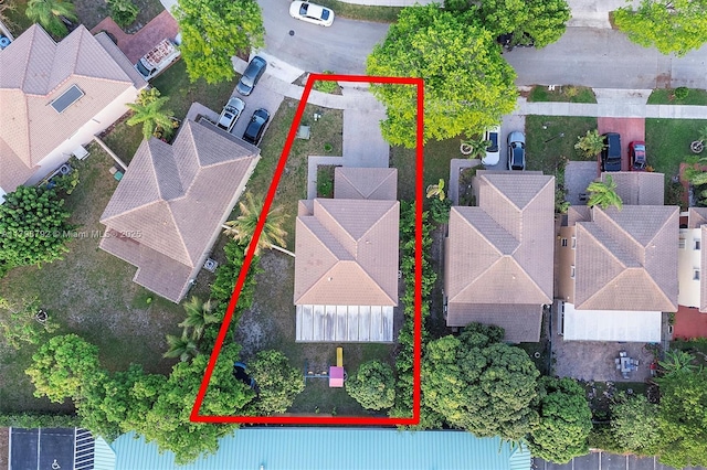 4161 W Silverado Cir, Davie, FL 33024 - view of property location featuring property parcel outlined