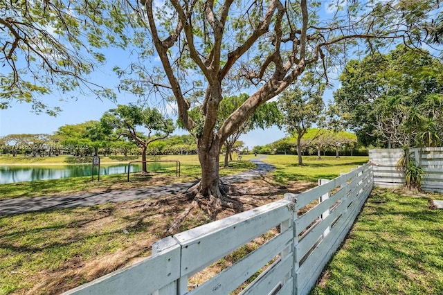 14480 SW 145th Pl, Miami, FL 33186 - view of yard featuring a water view