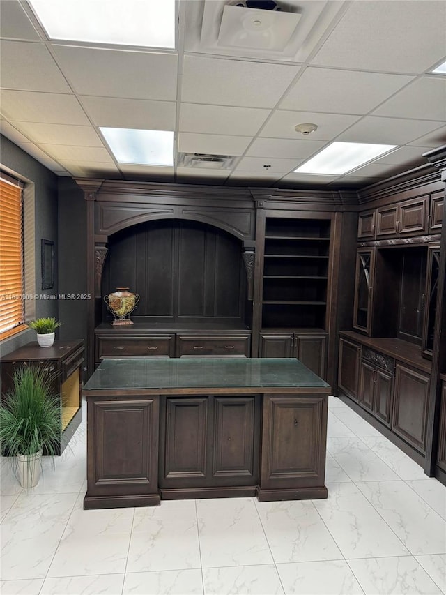3851 NW 124th Ave, Coral Springs, FL 33065 - home office with light marble finish floors