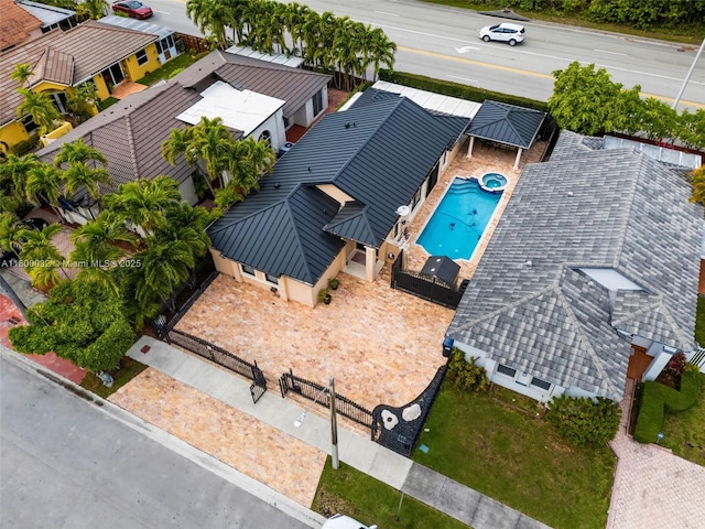 13111 NW 11th Ter, Miami, FL 33182 - drone / aerial view of a pool