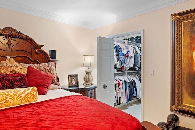 13111 NW 11th Ter, Miami, FL 33182 - bedroom featuring crown molding and a closet