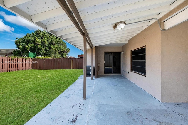 19231 SW 121st Ave, Miami, FL 33177 - view of yard with a patio area and central AC unit