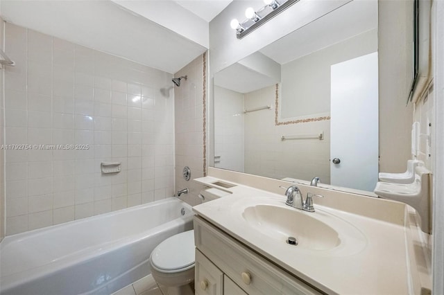 19231 SW 121st Ave, Miami, FL 33177 - bathroom featuring toilet, vanity, and shower / washtub combination
