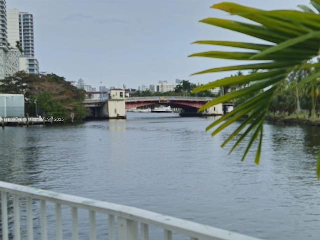 1720 NW N River Dr Unit 113, Miami, FL 33125 - water view featuring a notable bridge