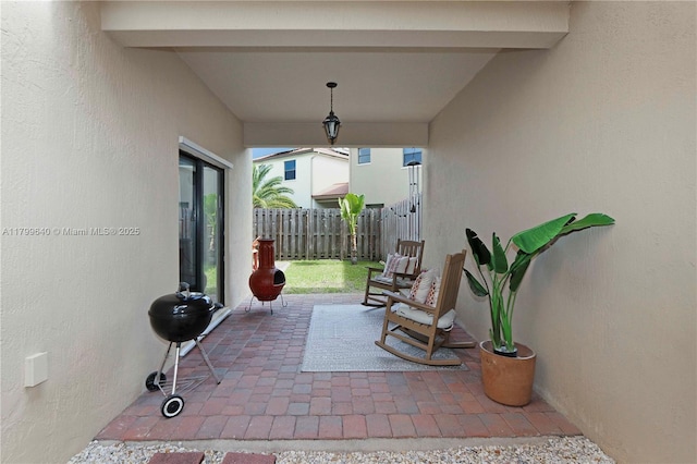 8897 SW 229th St, Cutler Bay, FL 33190 - view of patio / terrace with fence