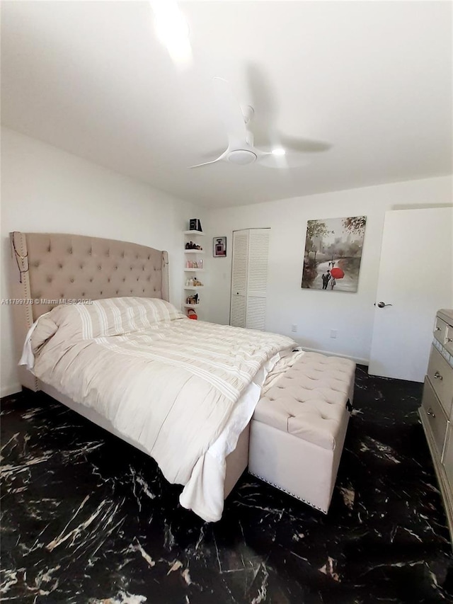 16023 S Fairway Ter Unit 118, Weston, FL 33326 - bedroom featuring ceiling fan