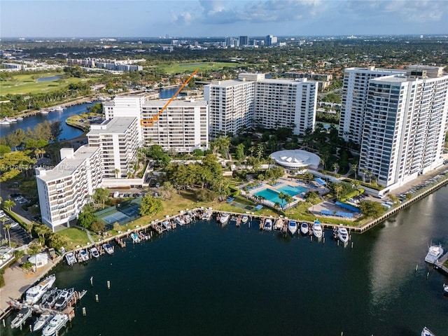 500 Three Islands Blvd Unit 801, Hallandale Beach, FL 33009 - view of urban area with a large body of water