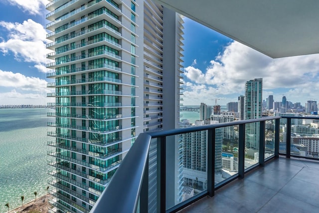 501 NE 31st St Unit 2906, Miami, FL 33137 - balcony with a view of city and a water view