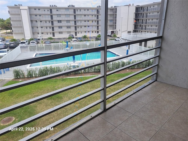 14140 SW 84th St Unit 301-H, Miami, FL 33183 - balcony featuring view of pool area