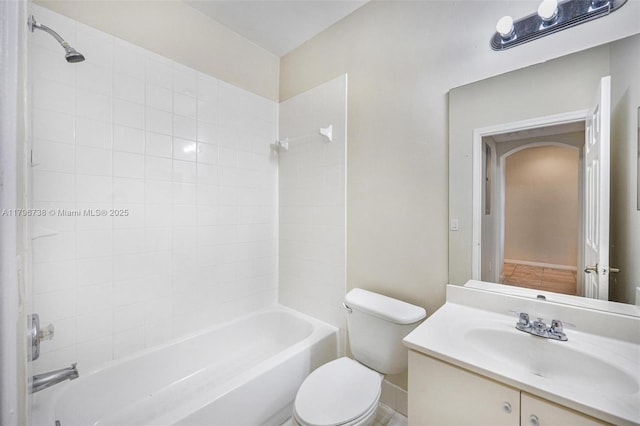 2252 NE 42nd Cir, Homestead, FL 33033 - full bathroom with shower / tub combination, toilet, and vanity