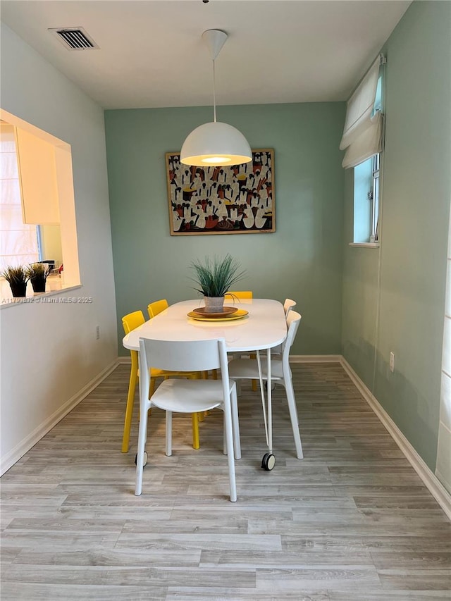 1614 Pennsylvania Ave Unit 2I, Miami Beach, FL 33139 - dining area featuring light wood-type flooring and baseboards