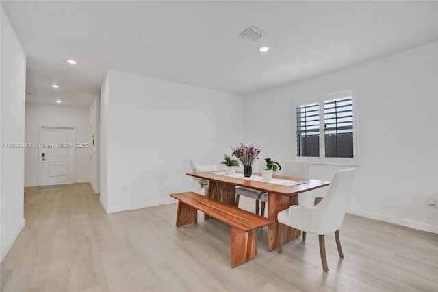 14836 SW 162nd St, Miami, FL 33187 - dining area with light wood-type flooring and recessed lighting