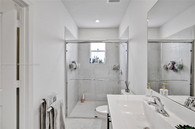 14836 SW 162nd St, Miami, FL 33187 - full bathroom featuring vanity and a shower stall
