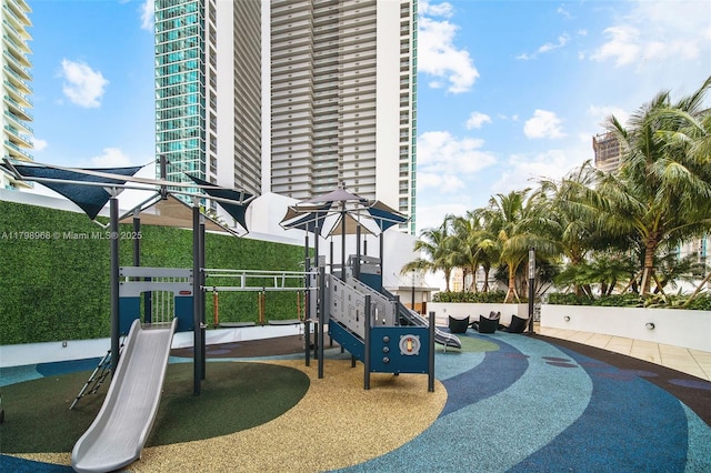 view of communal playground