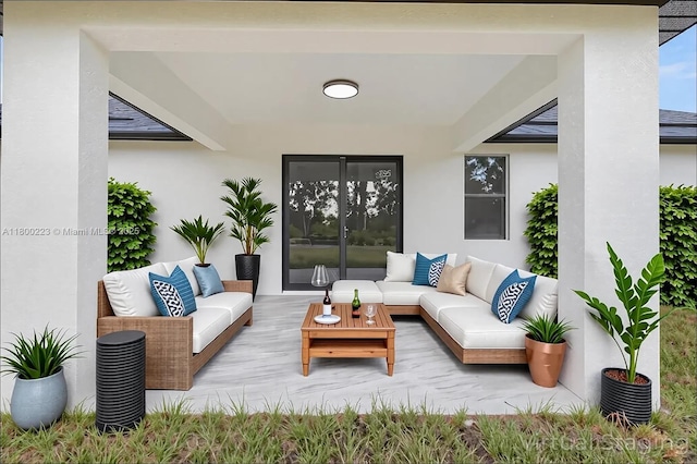 view of patio / terrace featuring outdoor lounge area