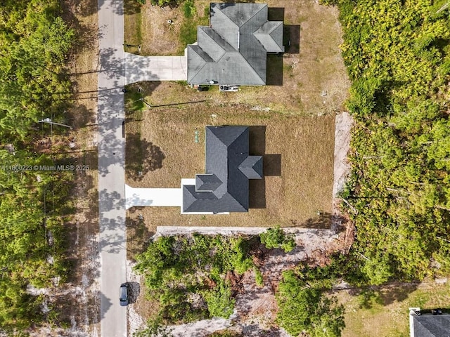 view of subject property