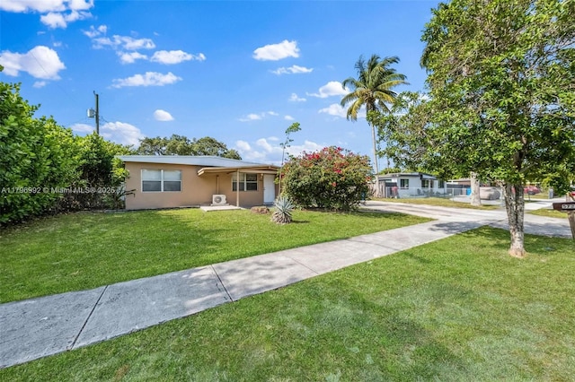 5720 SW 40th Ct, West Park, FL 33023 - view of front facade with stucco siding and a front lawn