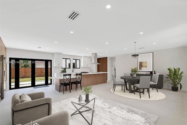 9494 SW 144th St, Miami, FL 33176 - living room featuring recessed lighting
