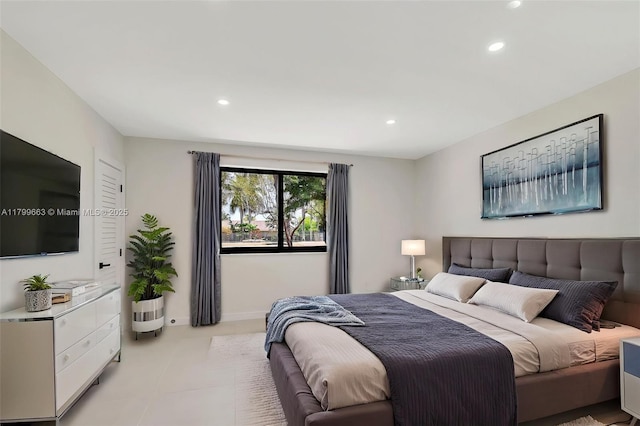 9494 SW 144th St, Miami, FL 33176 - bedroom featuring recessed lighting and light tile patterned floors