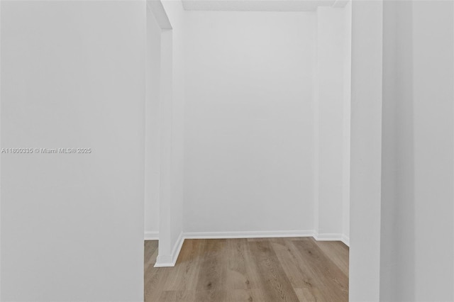 6900 Bay Dr Unit 10I, Miami Beach, FL 33141 - hall with wood finished floors and baseboards
