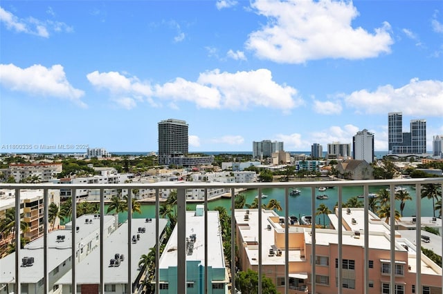 6900 Bay Dr Unit 10I, Miami Beach, FL 33141 - balcony with a city view and a water view