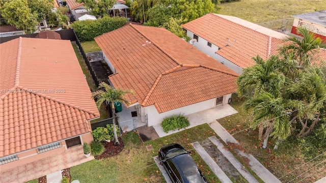 view of subject property