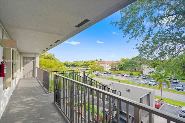 300 SW 134th Way Unit 413E, Pembroke Pines, FL 33027 - balcony with stairs