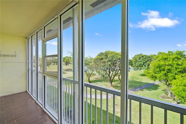 300 SW 134th Way Unit 413E, Pembroke Pines, FL 33027 - view of unfurnished sunroom